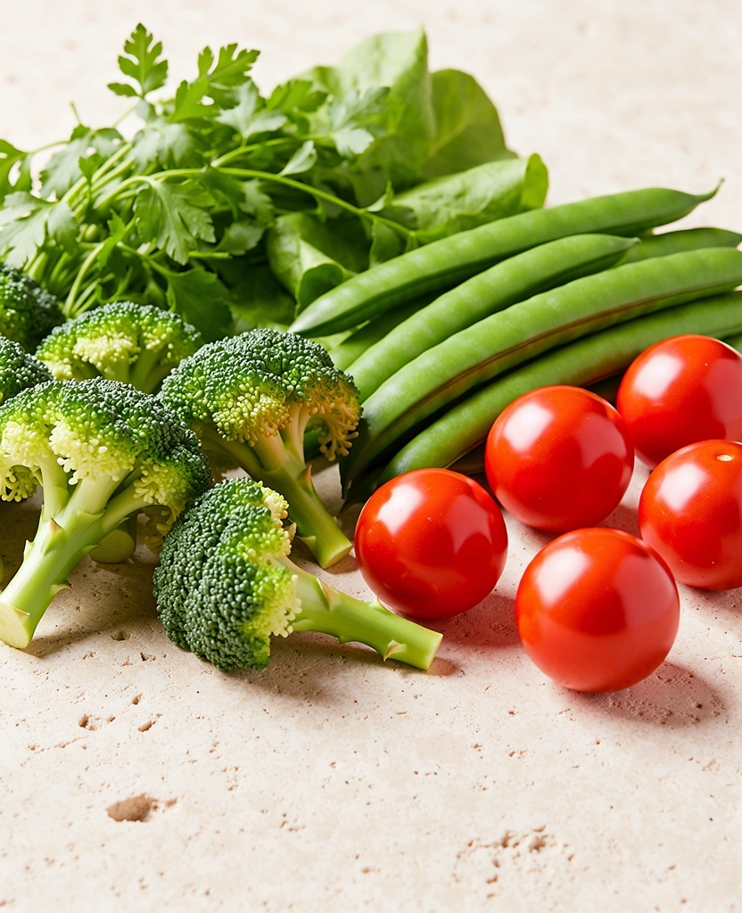 Frische Zutaten für gesunde Ernährung